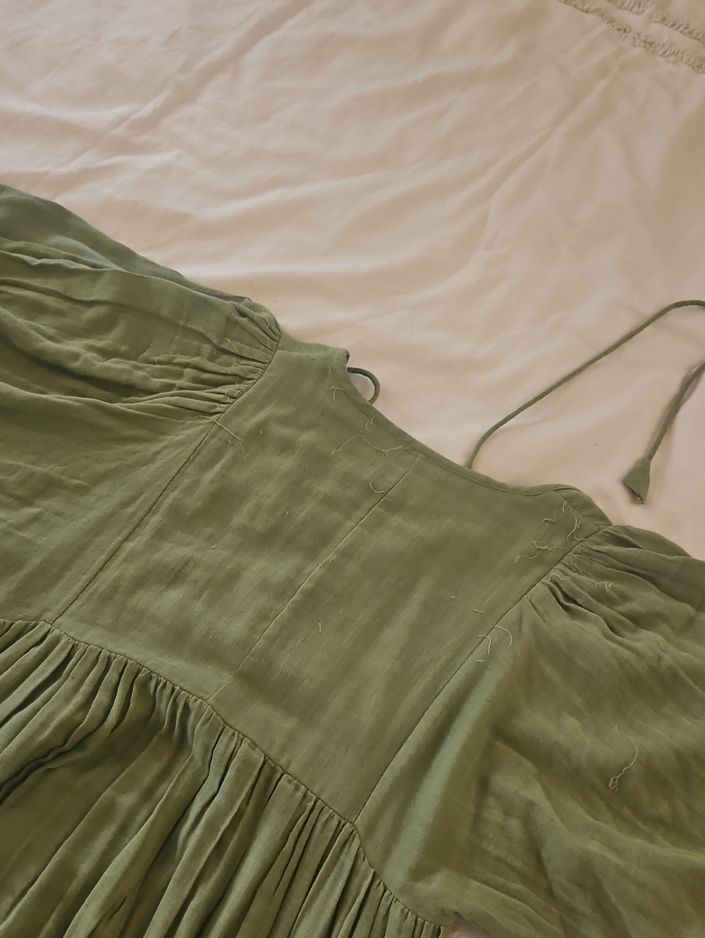 Daughters Of India, Green Dress, Small - Picture 6 of 7
